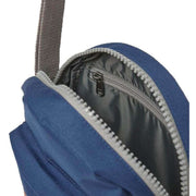 Roka Navy Paddington B Small Sustainable Crossbody Bag
