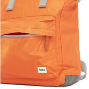 Roka Orange Bantry B Medium Sustainable Nylon Backpack