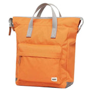 Roka Orange Bantry B Small Sustainable Canvas Backpack