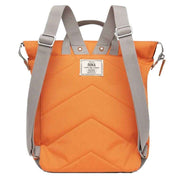 Roka Orange Bantry B Small Sustainable Canvas Backpack