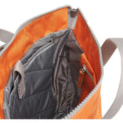 Roka Orange Bantry B Small Sustainable Canvas Backpack