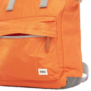 Roka Orange Bantry B Small Sustainable Nylon Backpack