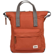 Roka Orange Bantry B Small Sustainable Nylon Backpack
