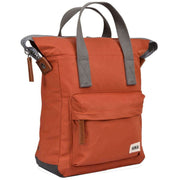 Roka Orange Bantry B Small Sustainable Nylon Backpack