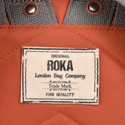 Roka Orange Bantry B Small Sustainable Nylon Backpack