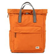 Roka Orange Canfield B Large Sustainable Nylon Backpack