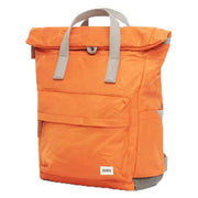 Roka Orange Canfield B Medium Sustainable Nylon Backpack