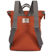 Roka Orange Canfield B Medium Sustainable Nylon Backpack