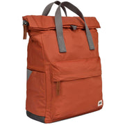 Roka Orange Canfield B Medium Sustainable Nylon Backpack