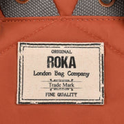 Roka Orange Canfield B Medium Sustainable Nylon Backpack
