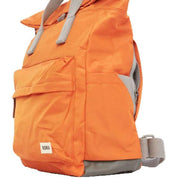 Roka Orange Canfield B Small Sustainable Nylon Backpack