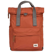 Roka Orange Canfield B Small Sustainable Nylon Backpack