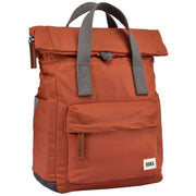 Roka Orange Canfield B Small Sustainable Nylon Backpack