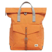 Roka Orange Canfield C Medium Sustainable Canvas Backpack