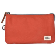 Roka Orange Carnaby Medium Sustainable Canvas Wallet