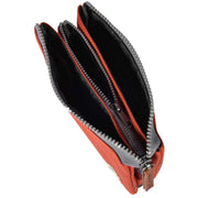 Roka Orange Carnaby Medium Sustainable Canvas Wallet