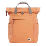 Roka Orange Finchley A Medium Sustainable Canvas Backpack
