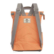 Roka Orange Finchley A Medium Sustainable Canvas Backpack