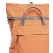 Roka Orange Finchley A Medium Sustainable Canvas Backpack