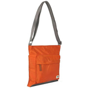 Roka Orange Kennington B Medium Sustainable Nylon Cross Body Bag