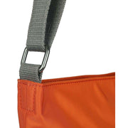 Roka Orange Kennington B Medium Sustainable Nylon Cross Body Bag