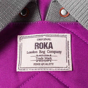 Roka Pink Bantry B Small Sustainable Canvas Backpack