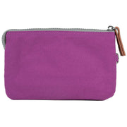 Roka Pink Carnaby Medium Sustainable Canvas Wallet