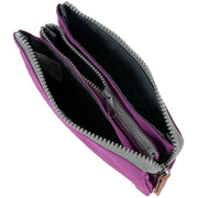Roka Pink Carnaby Medium Sustainable Canvas Wallet