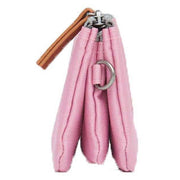 Roka Pink Carnaby Medium Sustainable Canvas Wallet