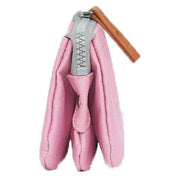 Roka Pink Carnaby Medium Sustainable Canvas Wallet