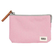 Roka Pink Carnaby Small Sustainable Canvas Wallet