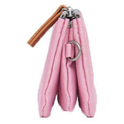 Roka Pink Carnaby Small Sustainable Canvas Wallet