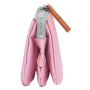 Roka Pink Carnaby Small Sustainable Canvas Wallet