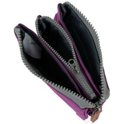 Roka Pink Carnaby Small Sustainable Canvas Wallet