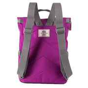 Roka Pink Finchley A Medium Sustainable Canvas Backpack