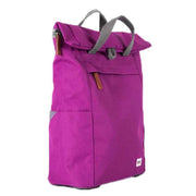 Roka Pink Finchley A Medium Sustainable Canvas Backpack
