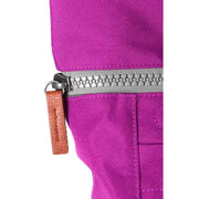 Roka Pink Finchley A Medium Sustainable Canvas Backpack