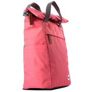 Roka Pink Finchley A Small Sustainable Canvas Backpack