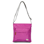 Roka Pink Kennington B Medium Sustainable Nylon Cross Body Bag