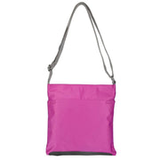 Roka Pink Kennington B Medium Sustainable Nylon Cross Body Bag