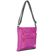Roka Pink Kennington B Medium Sustainable Nylon Cross Body Bag
