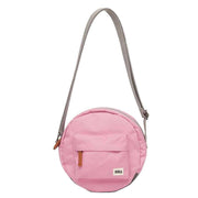 Roka Pink Paddington B Small Sustainable Canvas Crossbody Bag
