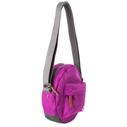 Roka Pink Paddington B Small Sustainable Canvas Crossbody Bag