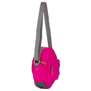 Roka Pink Paddington B Small Sustainable Nylon Crossbody Bag