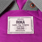 Roka Purple Bantry B Medium Sustainable Canvas Backpack