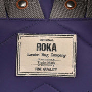 Roka Purple Bantry B Small Sustainable Nylon Backpack