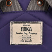 Roka Purple Canfield B Medium Sustainable Nylon Backpack
