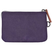 Roka Purple Carnaby Small Sustainable Canvas Wallet