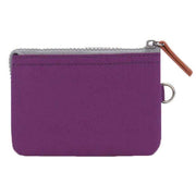 Roka Purple Carnaby Small Sustainable Taslon Wallet