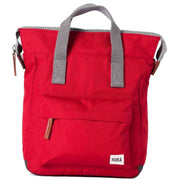 Roka Red Bantry B Small Sustainable Canvas Backpack